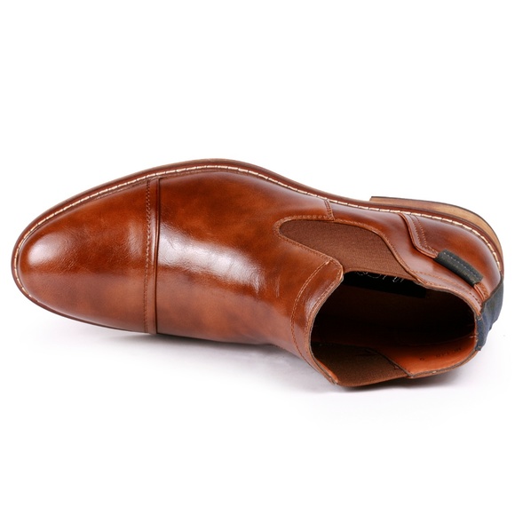 Metrocharm MC148 Brown Slip On Chelsea Boot - Picture 5 of 6